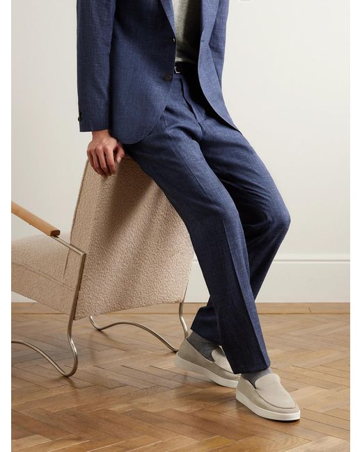 Mr P. Natural Peter Suede Loafers for men
