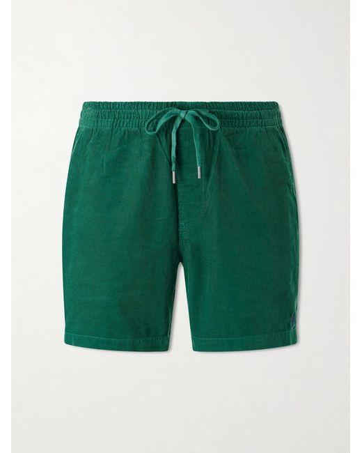 Polo Ralph Lauren Green Straight-Leg Cotton Shorts for men