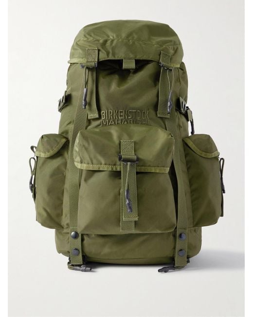 Birkenstock Green Maharishi Logo-Embroidered Nylon Backpack for men