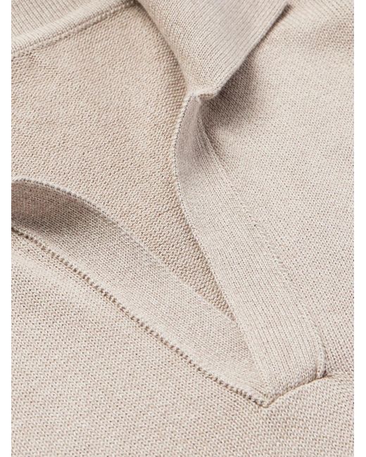 STÒFFA White Cotton-mouliné Sweater for men