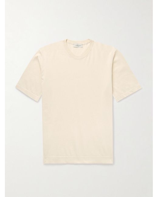 Piacenza 1733 Natural Cotton T-shirt for men