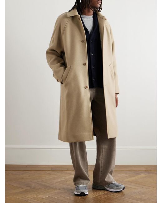 A Kind Of Guise Natural Cyrus Wool-Blend Felt Coat for men