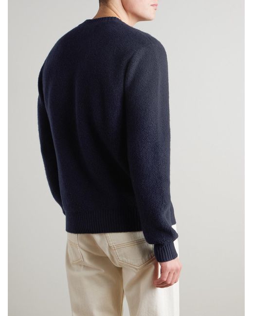 Cashmere Sweater di Mr P. in Blue da Uomo