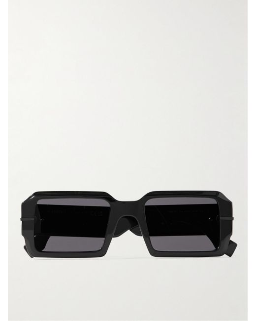 Fendi Sonnenbrille aus Azetat mit eckigem Rahmen in Black für Herren