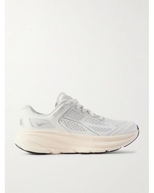 Hoka One One Clifton One9 Sneakers aus Mesh mit Gummibesatz in White für Herren