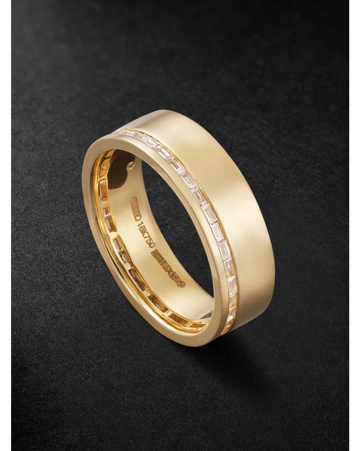 SHAY Black 18-Karat Diamond Ring for men