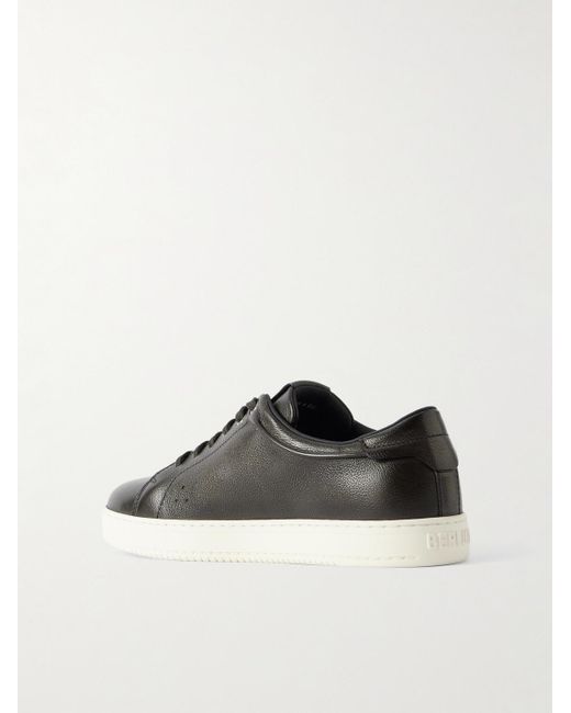 Berluti Black The Playtime Full-Grain Venezia Leather Sneakers for men