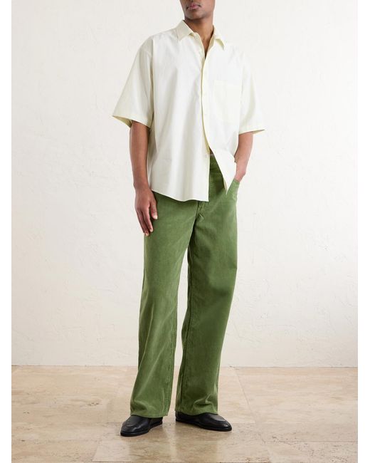 Auralee White Cotton-poplin Shirt for men