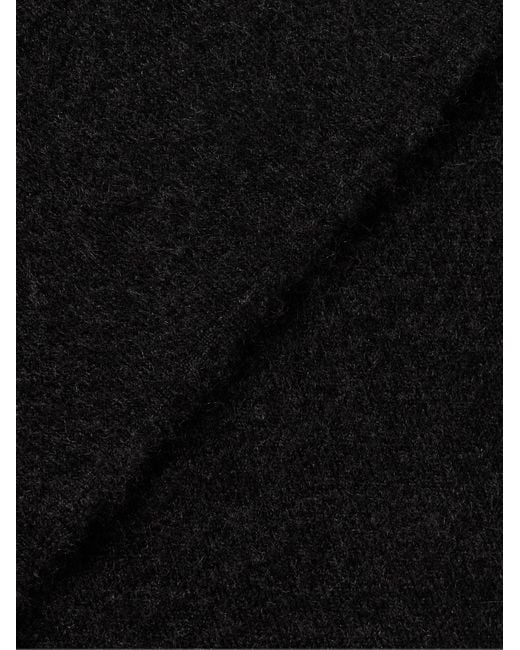 The Row Black Iverson Virgin Wool And Cashmere-Blend Cardigan for men
