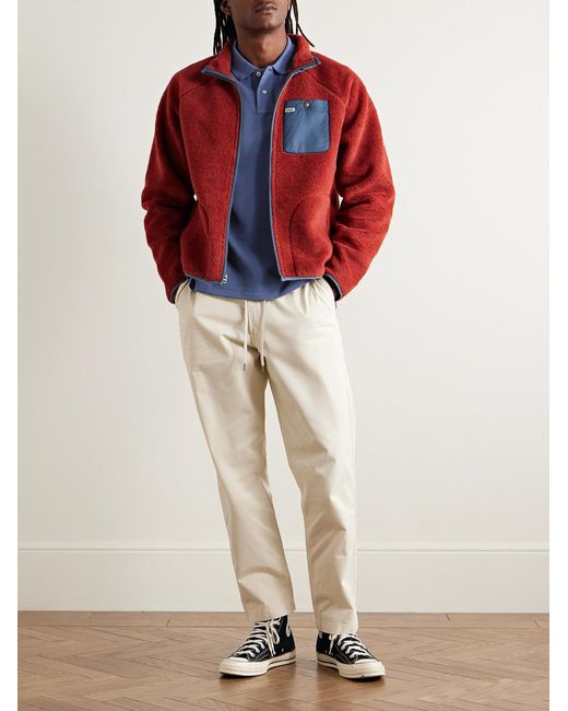 Polo Ralph Lauren Natural Prepster Tapered Cotton-Blend Twill Drawstring Trousers for men