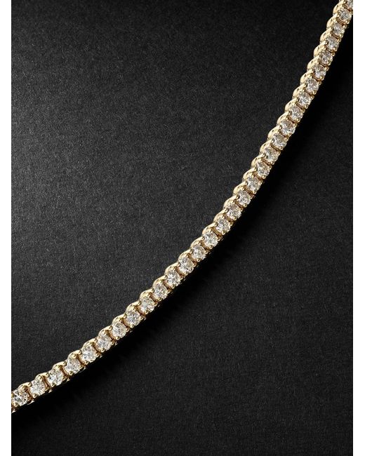 KOLOURS JEWELRY Black Spectra 14-Karat Diamond Tennis Bracelet for men