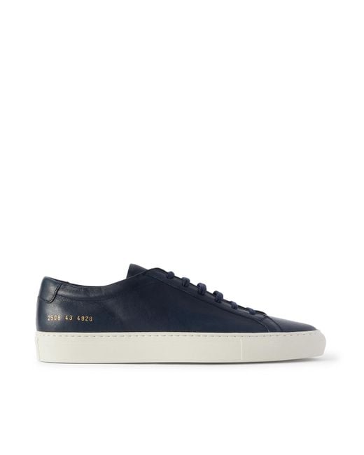 Common Projects Blue Original Achilles Leather Sneakers for men