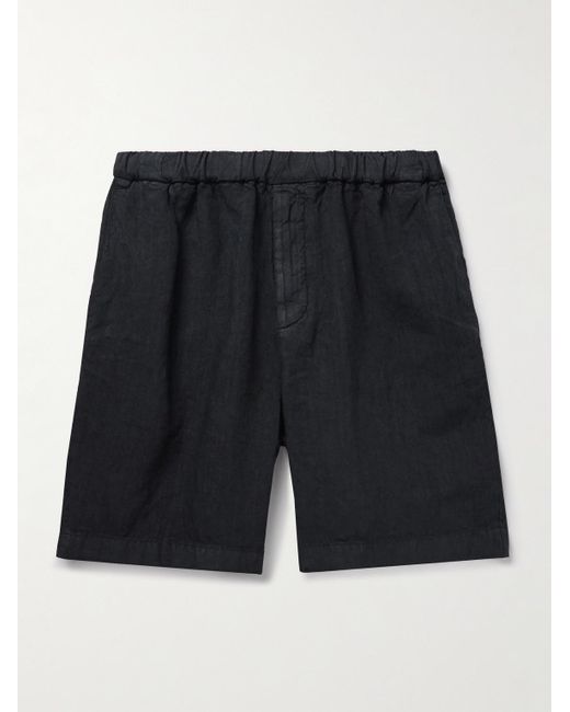 Shorts A Gamba Dritta di Boglioli in Black da Uomo