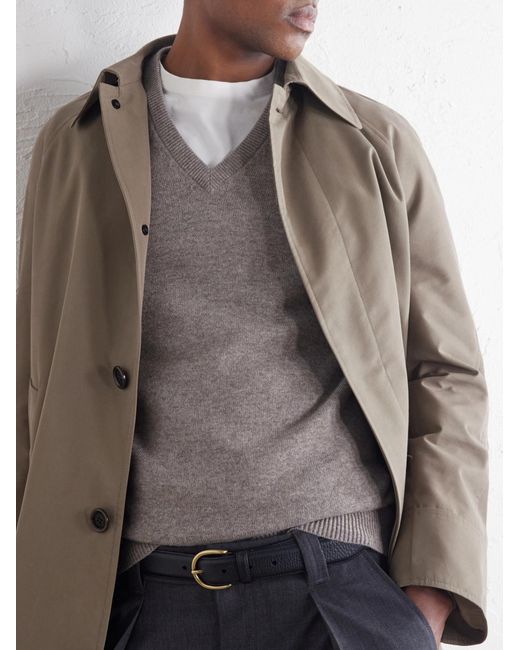 Sease Gray Cashmere Sweater for men