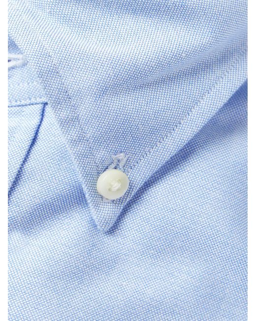 Sid Mashburn Blue Button-down Collar Oxford Cotton Shirt for men