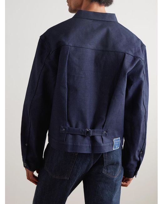 Kapital Blue No. 1.2.1St Denim Trucker Jacket for men