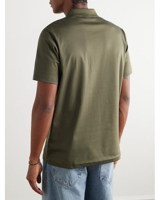 NN07 Green Paul 3525 Organic Cotton Polo Shirt for men