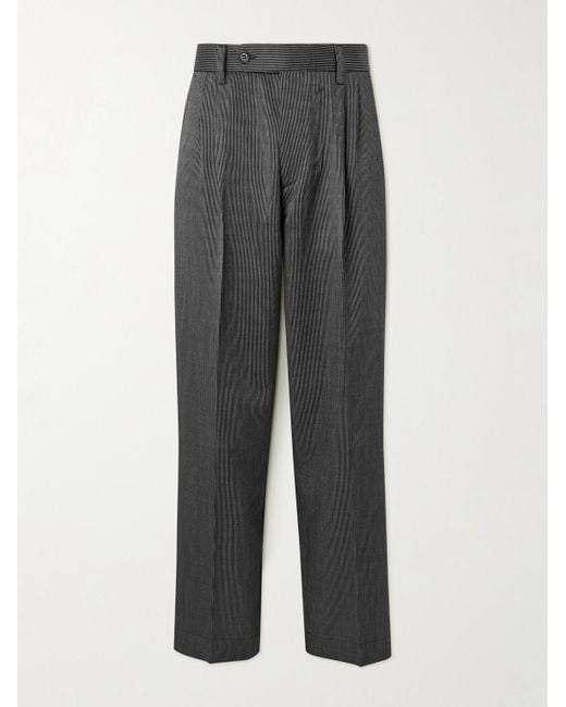 Pantaloni A Gamba Dritta di mfpen in Gray da Uomo