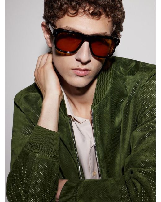Jacques Marie Mage Multicolor Yves Square-Frame Acetate Sunglasses for men
