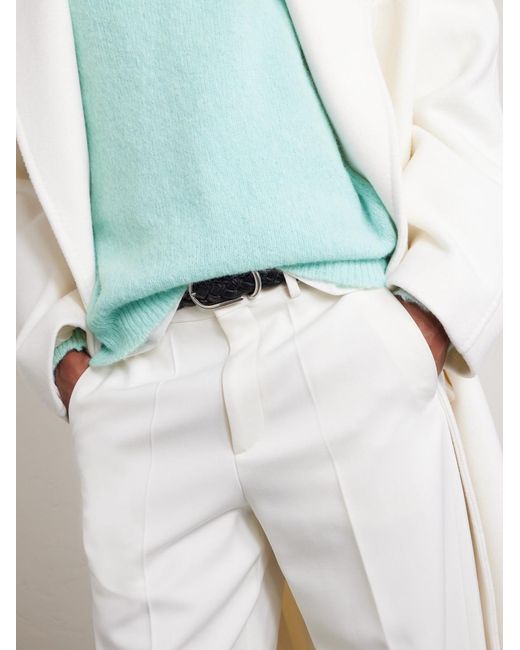 Tom Ford Blue Alpaca-Blend Sweater for men