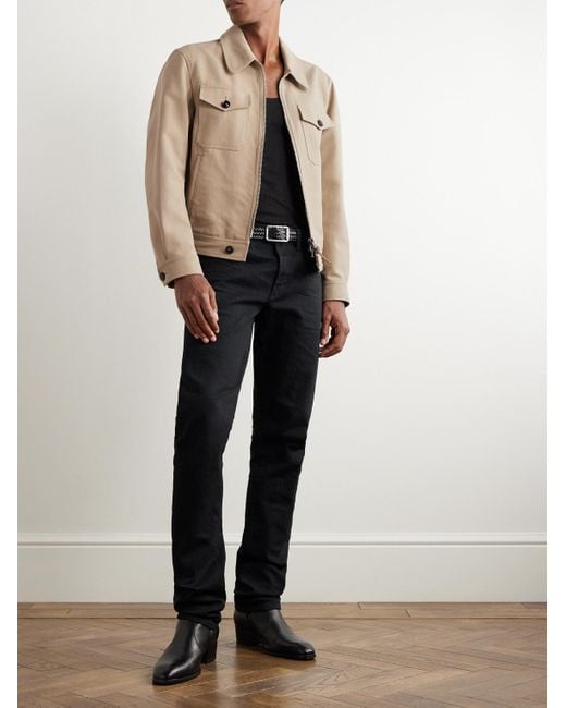 Tom Ford Natural Cotton-twill Blouson Jacket for men