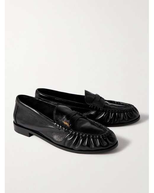 Saint Laurent Black Le Loafer Penny Slippers for men
