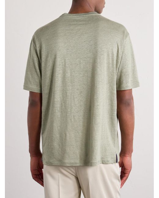 Ralph Lauren Natural Linen-Jersey T-Shirt for men