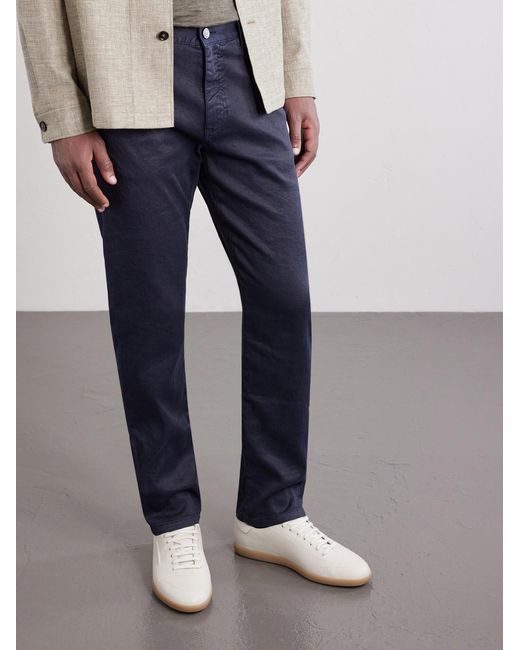 Zegna White 232 Full-grain Leather Sneakers for men