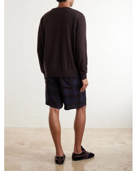 Dries Van Noten Black Cashmere Sweater for men