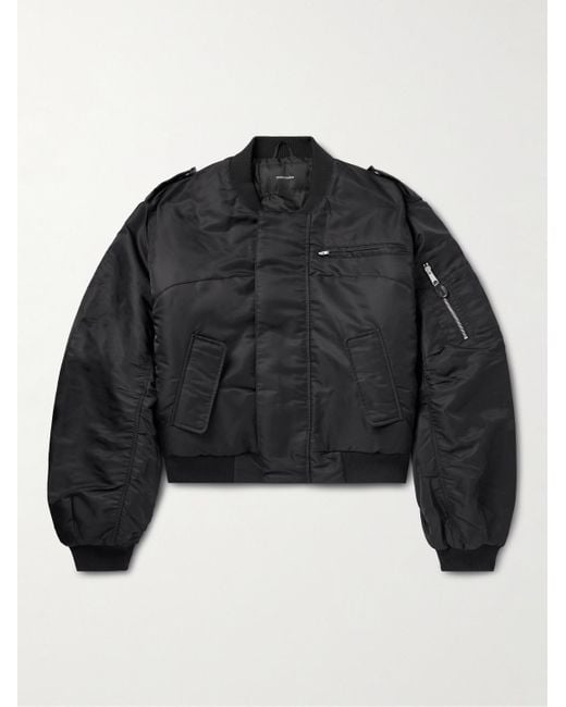 Entire studios A-2 Oversized Cropped Nylon-twill Bomber