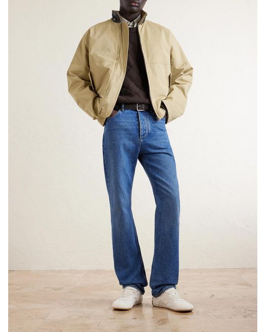 Bottega Veneta Blue Straight-leg Organic Jeans for men