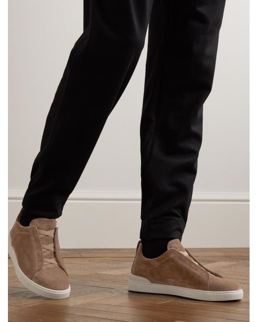 Zegna Brown Sneakers for men