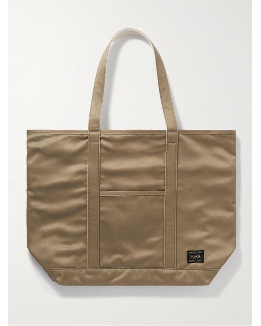 Tote bag in twill Weapon di Porter-Yoshida and Co in Natural da Uomo
