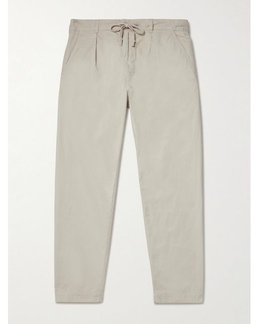 Polo Ralph Lauren Natural Prepster Tapered Cotton-Twill Drawstring Trousers for men
