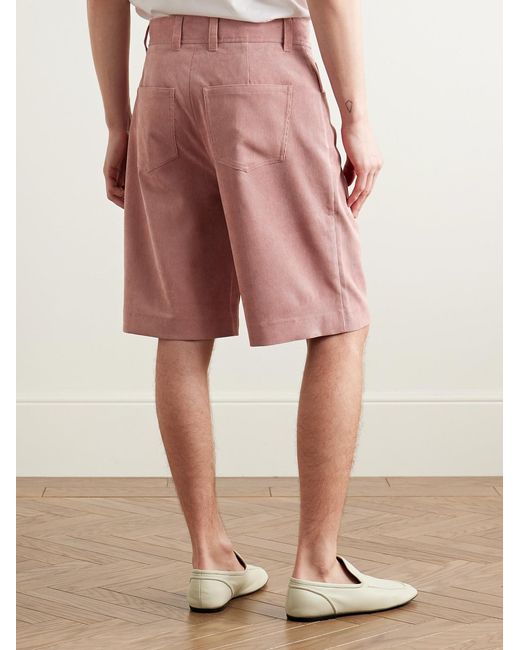 Séfr Pink Jiro Corduroy Shorts for men