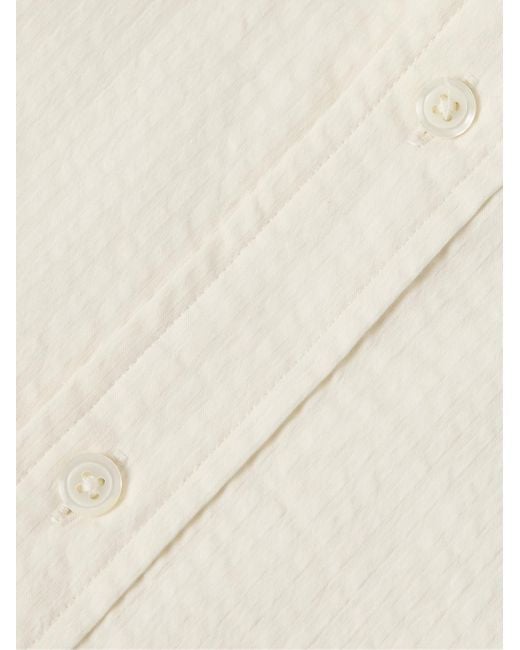 Nike Hemd aus Seersucker aus einer Baumwollmischung mit Button-Down-Kragen in Natural für Herren