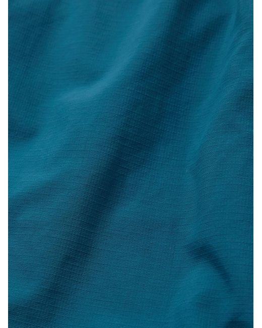 Beams Plus Weit geschnittene Shorts aus Nylon-Ripstop in Blue für Herren