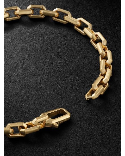 David Yurman Black Streamline® Link 18-karat Gold Chain Bracelet for men