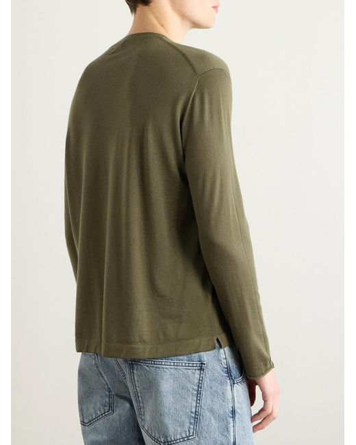 Massimo Alba Green Cashmere Sweater for men