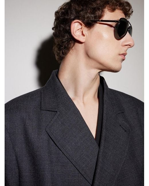 Tom Ford Blue Rupert-02 Aviator-frame Metal Sunglasses for men