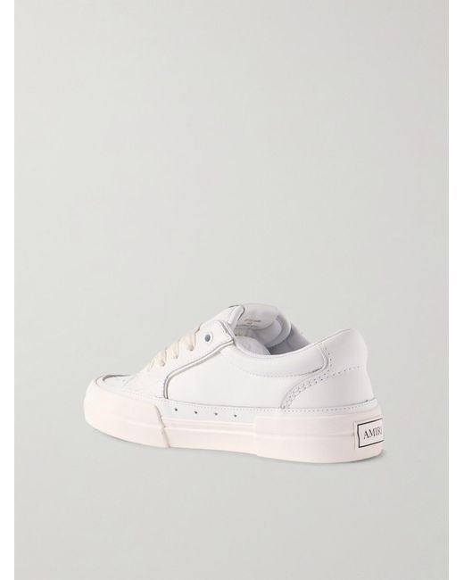 Amiri Natural Sunset Skate Low Appliquéd Leather Sneakers for men