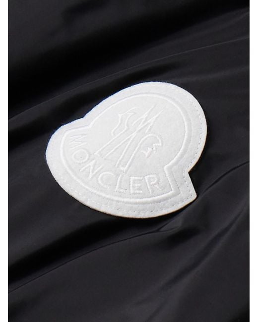 Moncler Blue Octano Logo-appliquéd Hooded Shell Jacket for men