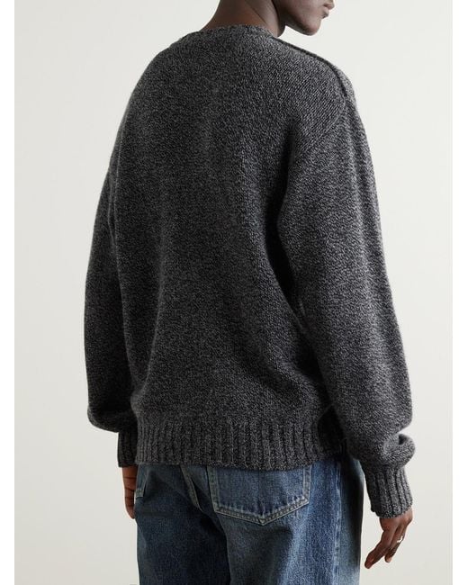 Kaptain Sunshine Gray Throwing Fits Wool Sweater for men