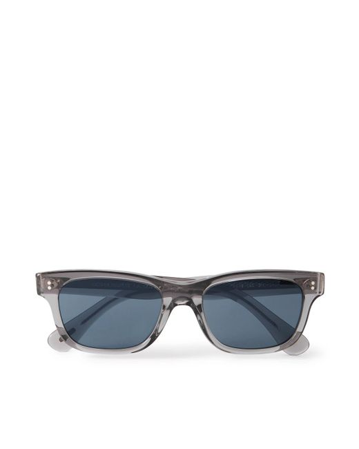 Oliver Peoples Blue Rosson Sun Rectangular-frame Acetate Sunglasses for men