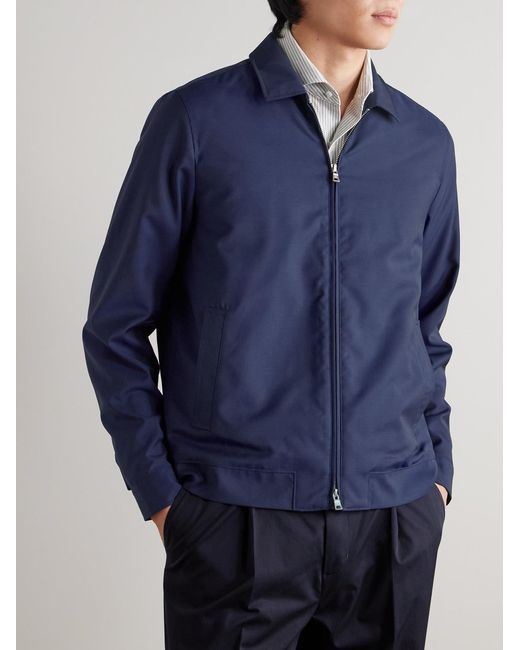 Peter Millar Blue Excursionist Lite Wool Jacket for men
