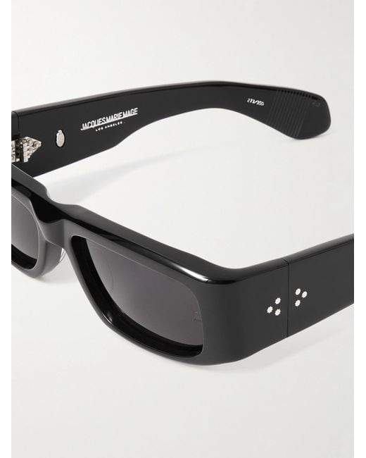 Occhiali Da Sole di Jacques Marie Mage in Black da Uomo