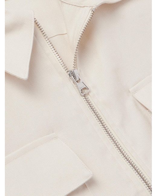 NN07 Natural Alban 1808 Lenzing Ecovero And Linen-Blend Jacket for men