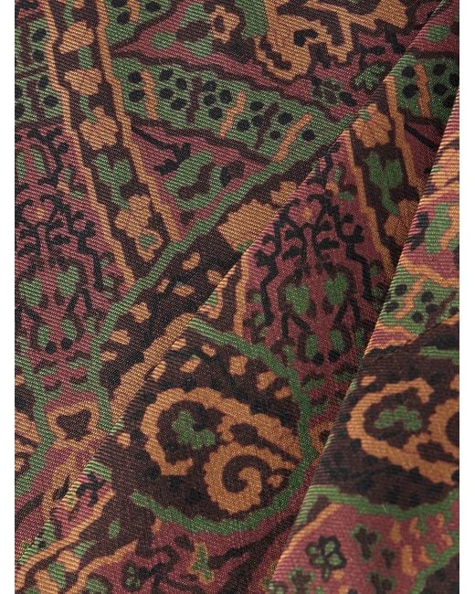 Drake's Natural 7Cm Paisley-Print Wool And Silk-Blend Tie for men