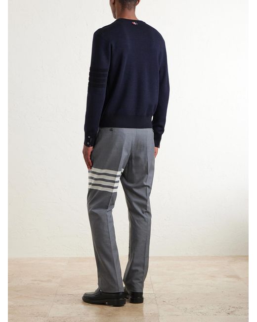 Thom Browne Blue Milano Stitch Wool for men