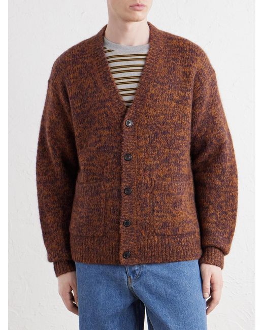 Dries Van Noten Brown Mounia Alpaca-blend Cardigan for men